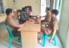 Babinsa Cikandang Ajak Perangkat Desa Bersama Cegah Karhutla